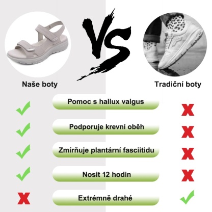 [🎁Dnes za poloviční cenu - Nenechte si to ujít] - Letní dámské ortopedické sandály s tlustou podrážkou a polstrováním