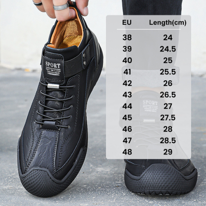 (🔥Dnes sleva 50 % – vezměte si to!) Prémiová stylová ortopedická obuv 👞 – Ergonomický design pro úlevu od bolesti