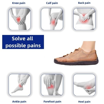 [🎁Dnes 50% sleva - Nenechte si to ujít] Ergonomicky navržené ortopedické boty - australská prémiová kůže + ručně šité 👞