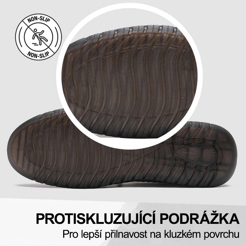 捷克(🔥Dnes sleva 50 % – vezměte si to!) Prémiová stylová ortopedická obuv 👞 – Ergonomický design pro úlevu od bolesti
