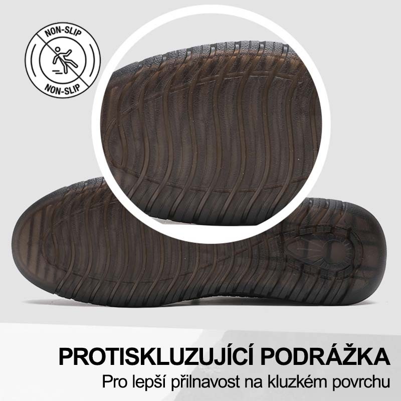 捷克(🔥Dnes sleva 50 % – vezměte si to!) Prémiová stylová ortopedická obuv 👞 – Ergonomický design pro úlevu od bolesti