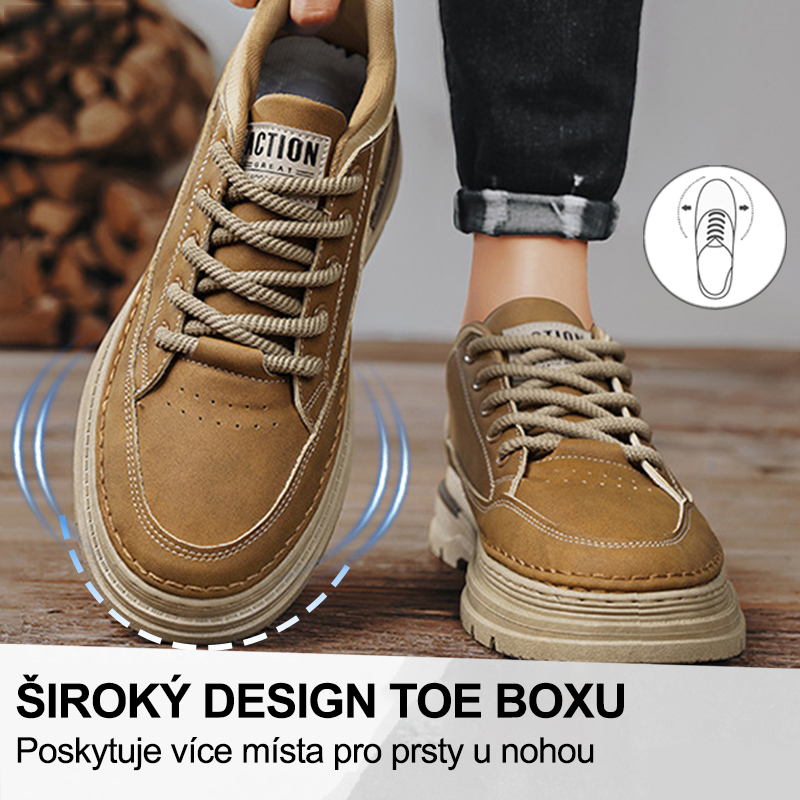 (🔥Dnes sleva 50 % – vezměte si to!) Prémiová stylová ortopedická obuv 👞 – Ergonomický design pro úlevu od bolesti