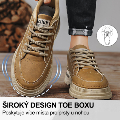 (🔥Dnes sleva 50 % – vezměte si to!) Prémiová stylová ortopedická obuv 👞 – Ergonomický design pro úlevu od bolesti