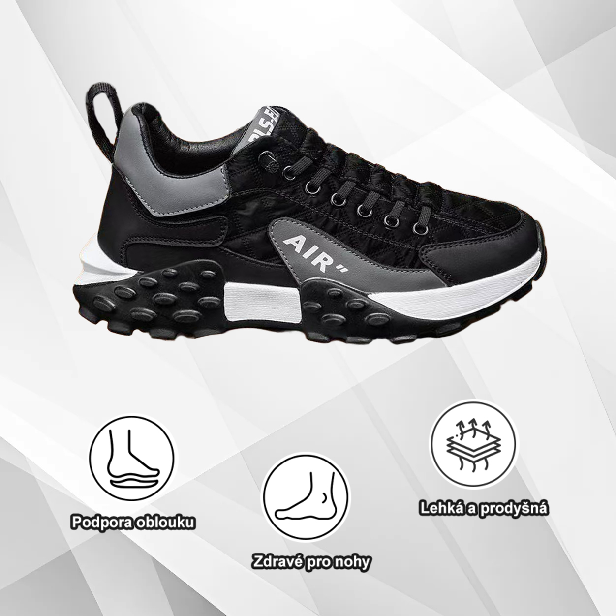 (🔥Dnes sleva 50 % – vezměte si to!) Prémiová stylová ortopedická obuv 👞 – Ergonomický design pro úlevu od bolesti