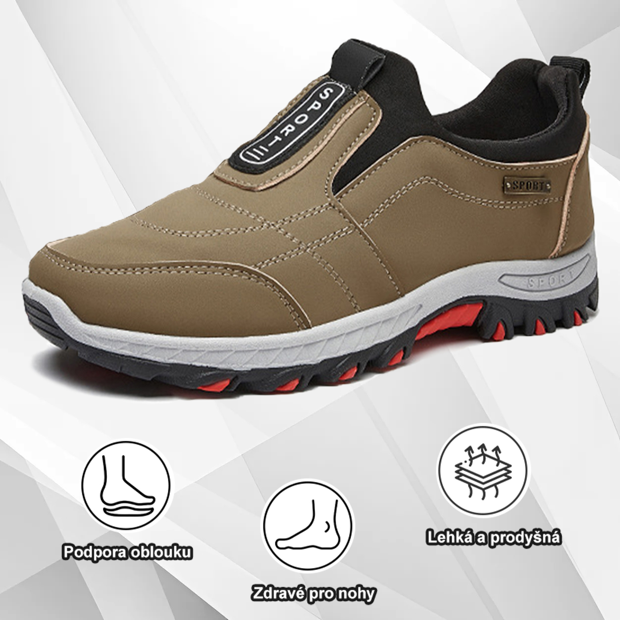 (🔥Dnes sleva 50 % – vezměte si to!) Prémiová stylová ortopedická obuv 👞 – Ergonomický design pro úlevu od bolesti