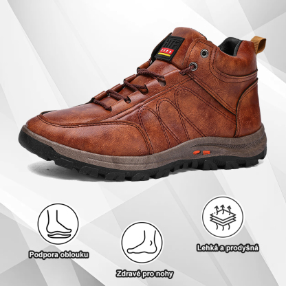 (🔥Dnes sleva 50 % – vezměte si to!) Prémiová stylová ortopedická obuv 👞 – Ergonomický design pro úlevu od bolesti