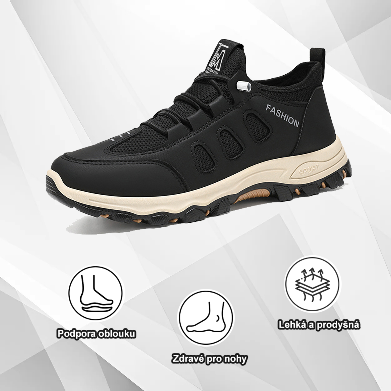 (🔥Dnes sleva 50 % – vezměte si to!) Prémiová stylová ortopedická obuv 👞 – Ergonomický design pro úlevu od bolesti