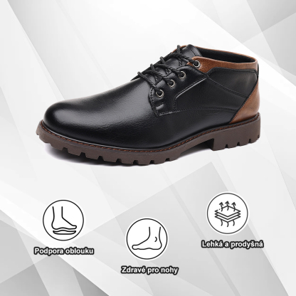 (🔥Dnes sleva 50 % – vezměte si to!) Prémiová stylová ortopedická obuv 👞 – Ergonomický design pro úlevu od bolesti