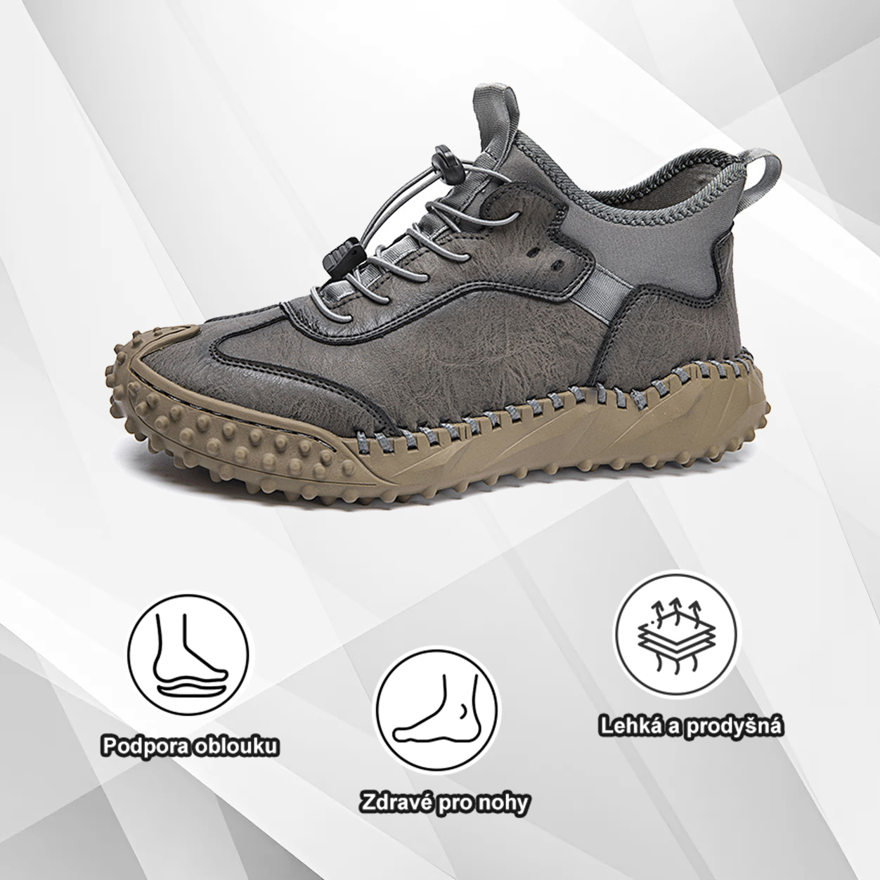 (🔥Dnes sleva 50 % – vezměte si to!) Prémiová stylová ortopedická obuv 👞 – Ergonomický design pro úlevu od bolesti