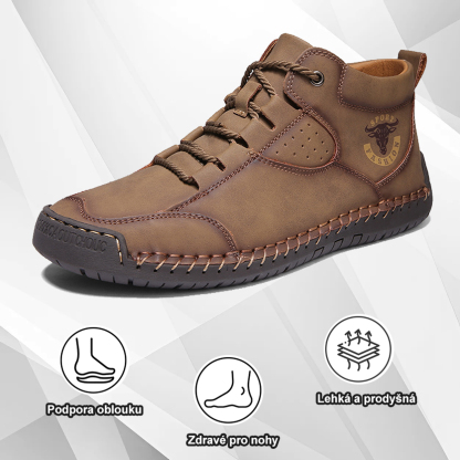 (🔥Dnes sleva 50 % – vezměte si to!) Prémiová stylová ortopedická obuv 👞 – Ergonomický design pro úlevu od bolesti