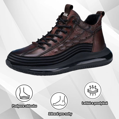 (🔥Dnes sleva 50 % – vezměte si to!) Prémiová stylová ortopedická obuv 👞 – Ergonomický design pro úlevu od bolesti