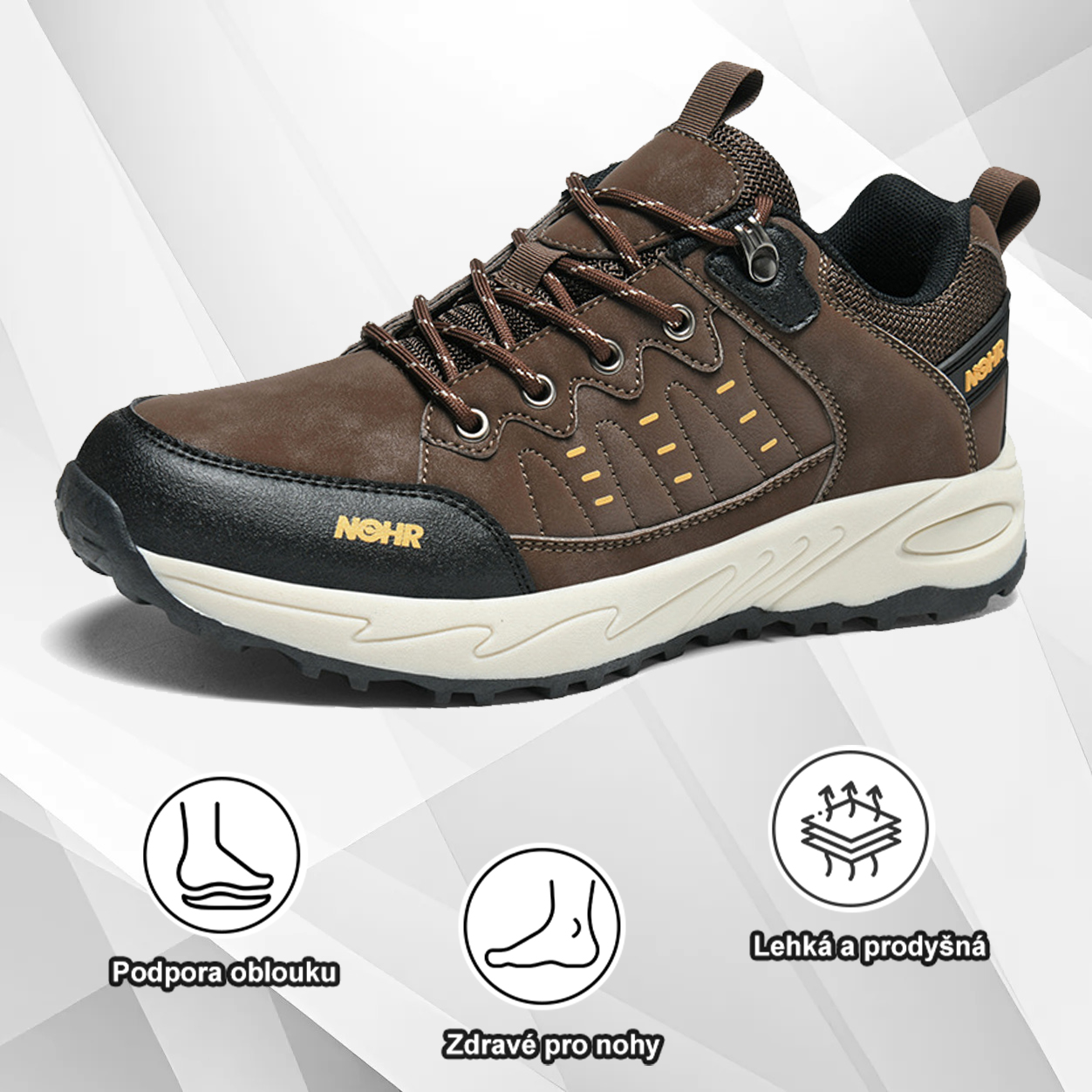 (🔥Dnes sleva 50 % – vezměte si to!) Prémiová stylová ortopedická obuv 👞 – Ergonomický design pro úlevu od bolesti