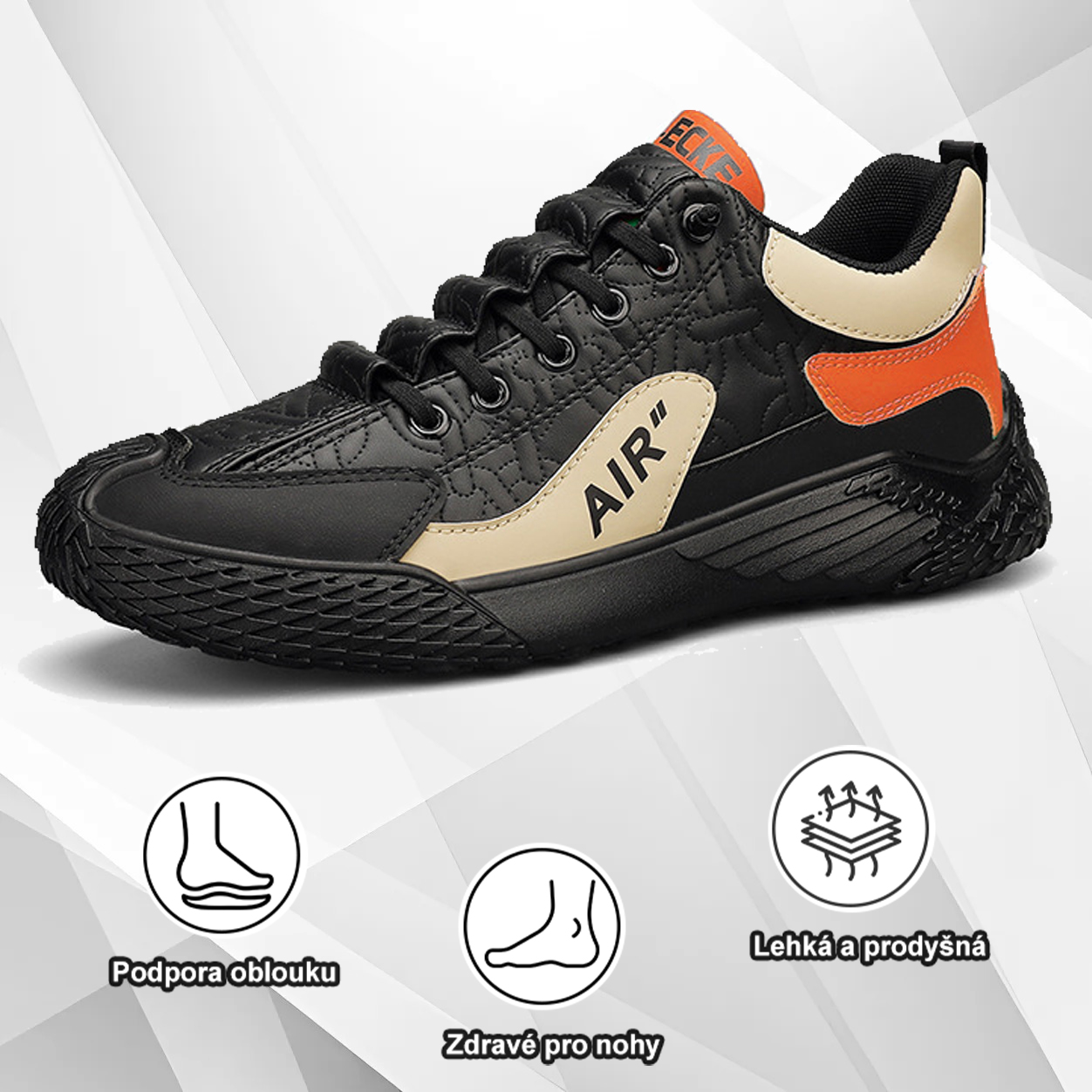 (🔥Dnes sleva 50 % – vezměte si to!) Prémiová stylová ortopedická obuv 👞 – Ergonomický design pro úlevu od bolesti