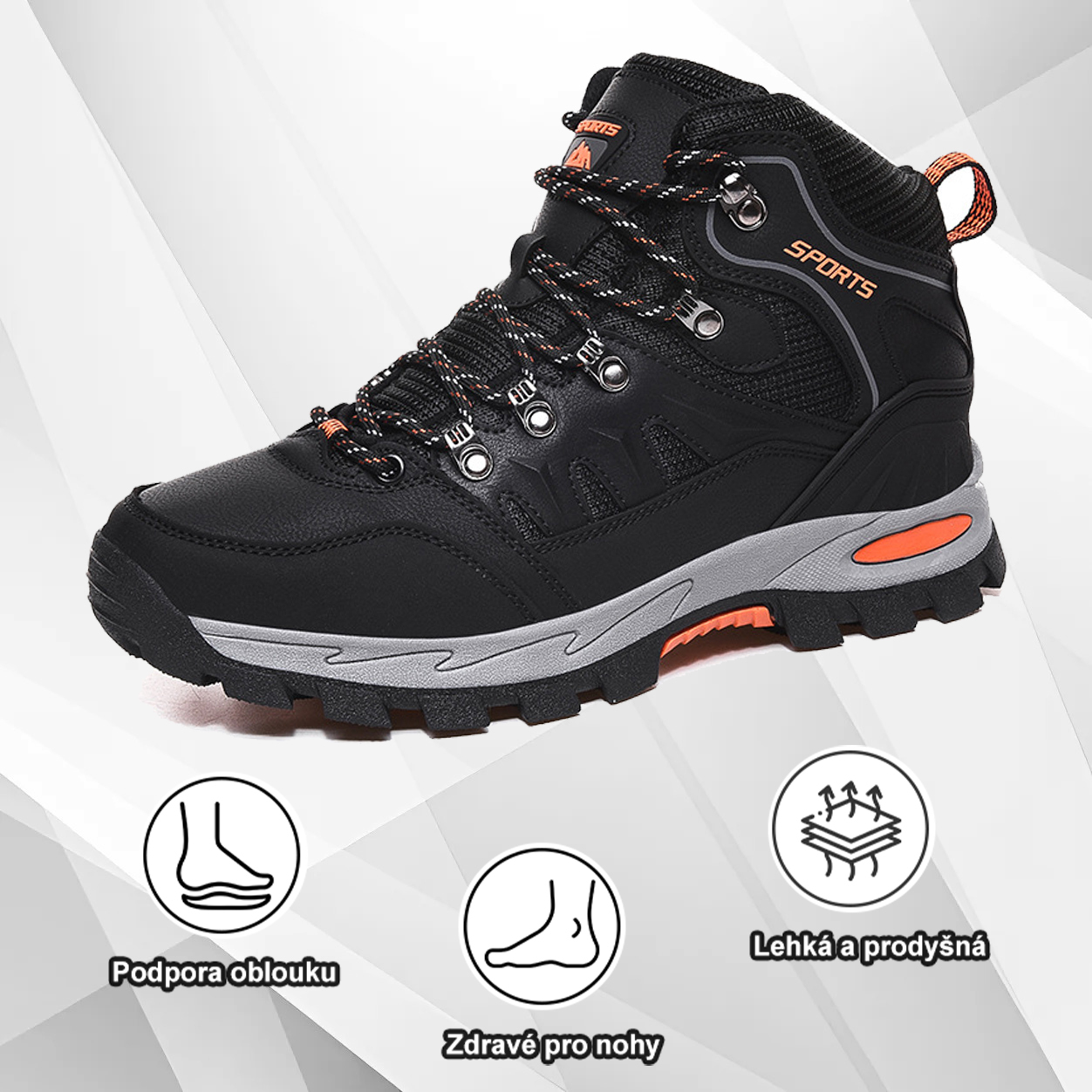 (🔥Dnes sleva 50 % – vezměte si to!) Prémiová stylová ortopedická obuv 👞 – Ergonomický design pro úlevu od bolesti