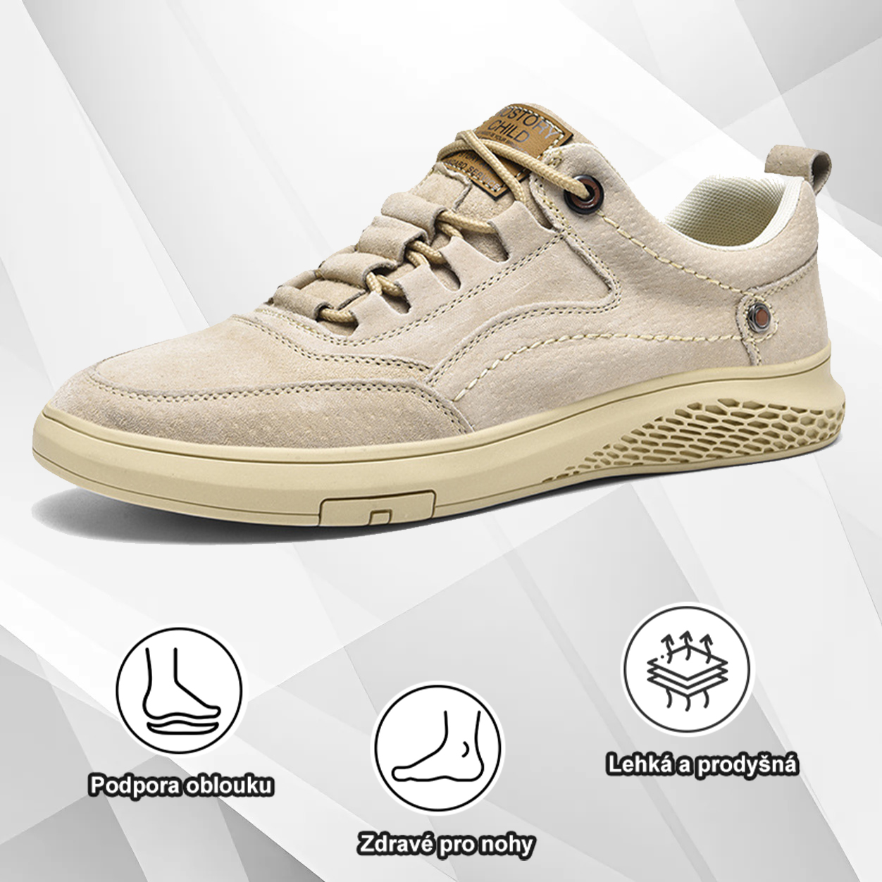 (🔥Dnes sleva 50 % – vezměte si to!) Prémiová stylová ortopedická obuv 👞 – Ergonomický design pro úlevu od bolesti