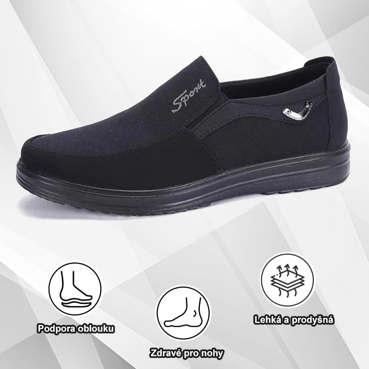 (🔥Dnes sleva 50 % – vezměte si to!) Prémiová stylová ortopedická obuv 👞 – Ergonomický design pro úlevu od bolesti
