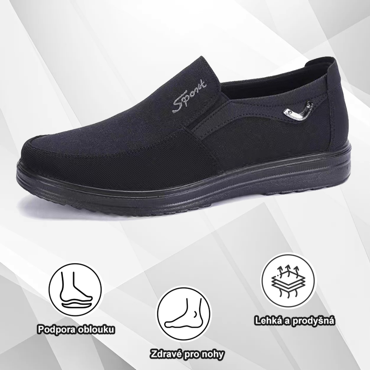 (🔥Dnes sleva 50 % – vezměte si to!) Prémiová stylová ortopedická obuv 👞 – Ergonomický design pro úlevu od bolesti