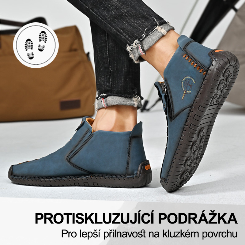 (🔥Dnes sleva 50 % – vezměte si to!) Prémiová stylová ortopedická obuv 👞 – Ergonomický design pro úlevu od bolesti