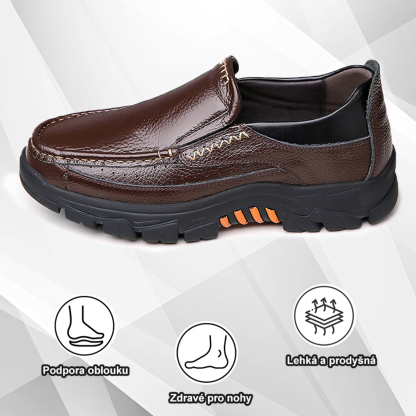 (🔥Dnes sleva 50 % – vezměte si to!) Prémiová stylová ortopedická obuv 👞 – Ergonomický design pro úlevu od bolesti