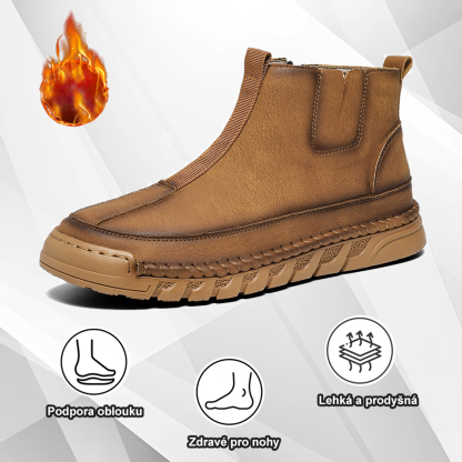 (🔥Dnes sleva 50 % – vezměte si to!) Prémiová stylová ortopedická obuv 👞 – Ergonomický design pro úlevu od bolesti