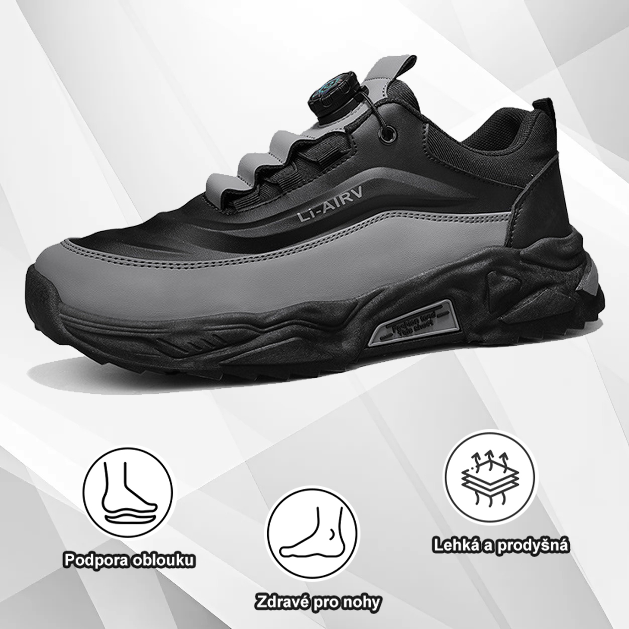 (🔥Dnes sleva 50 % – vezměte si to!) Prémiová stylová ortopedická obuv 👞 – Ergonomický design pro úlevu od bolesti