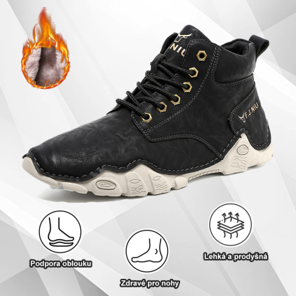 (🔥Dnes sleva 50 % – vezměte si to!) Prémiová stylová ortopedická obuv 👞 – Ergonomický design pro úlevu od bolesti