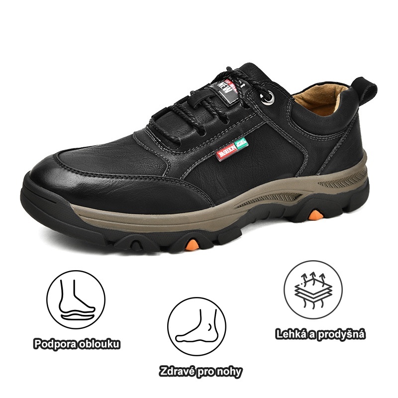 【🎁Dnes 50% sleva – nenechte si to ujít】 Ergonomicky navržená ortopedická obuv – ručně šitá prémiovou hovězí kůží 👞