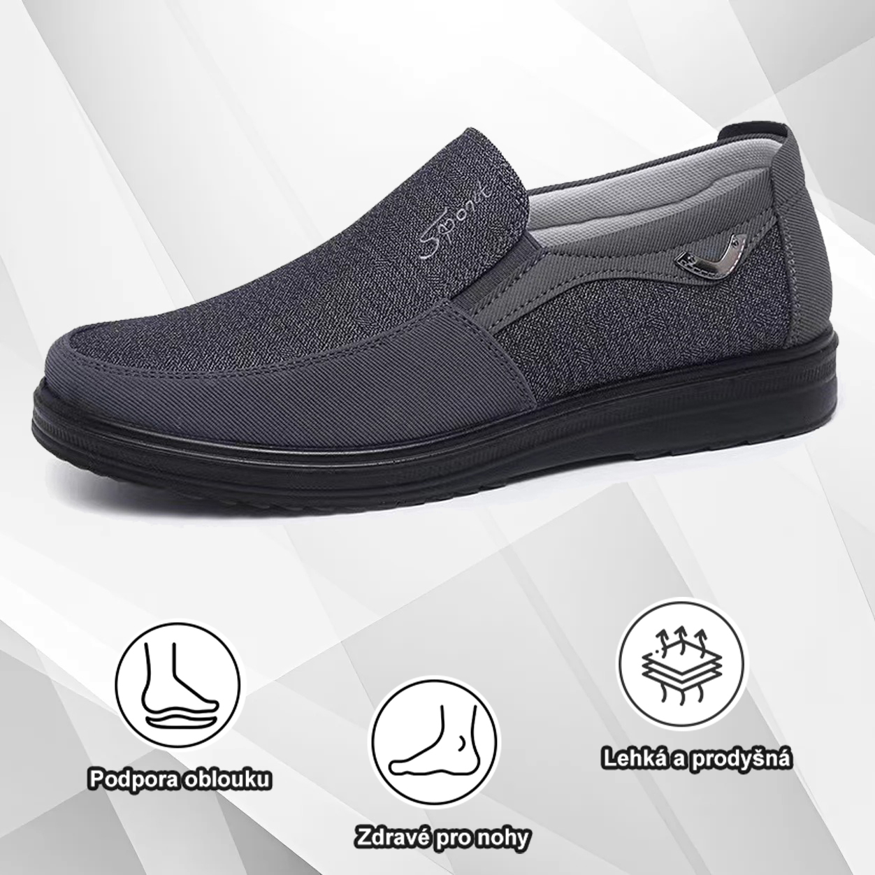 (🔥Dnes sleva 50 % – vezměte si to!) Prémiová stylová ortopedická obuv 👞 – Ergonomický design pro úlevu od bolesti