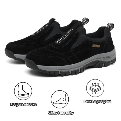 【🔥Dnes za poloviční cenu - nenechte si to ujít】 Ergonomicky navržená ortopedická obuv - design podpory klenby 👞Snadno se zbavte bolesti nohou