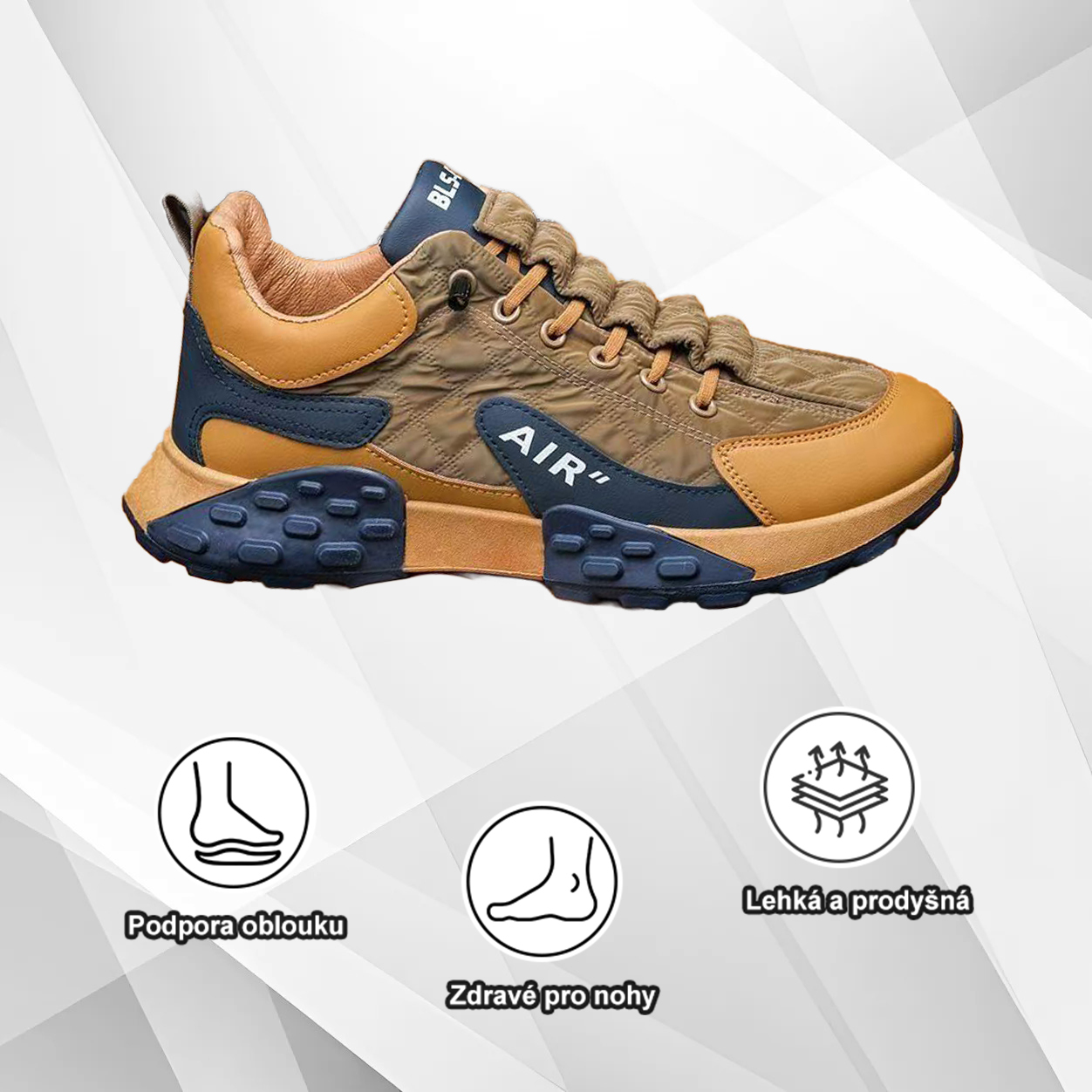 (🔥Dnes sleva 50 % – vezměte si to!) Prémiová stylová ortopedická obuv 👞 – Ergonomický design pro úlevu od bolesti