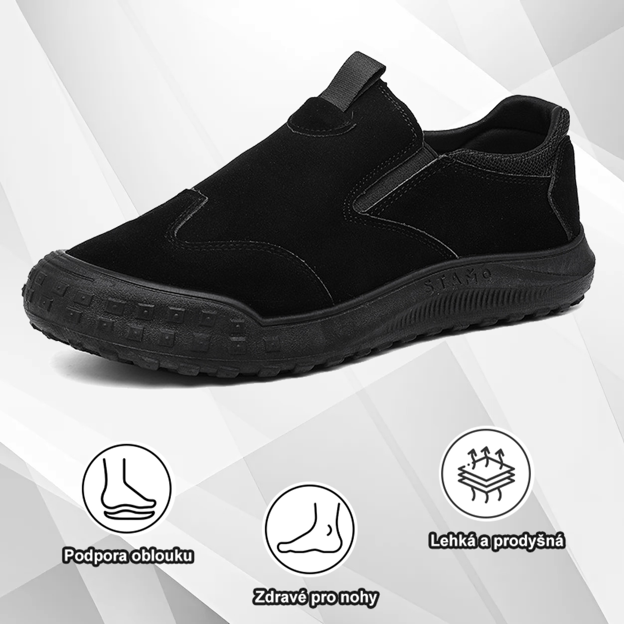 (🔥Dnes sleva 50 % – vezměte si to!) Prémiová stylová ortopedická obuv 👞 – Ergonomický design pro úlevu od bolesti