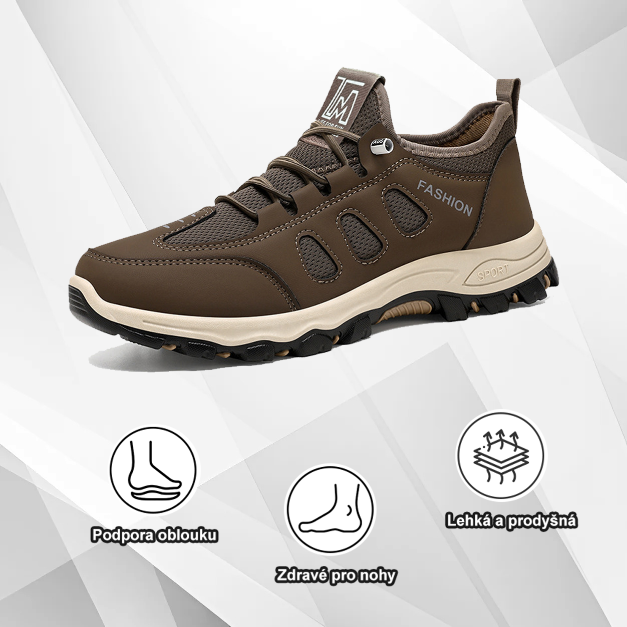 (🔥Dnes sleva 50 % – vezměte si to!) Prémiová stylová ortopedická obuv 👞 – Ergonomický design pro úlevu od bolesti