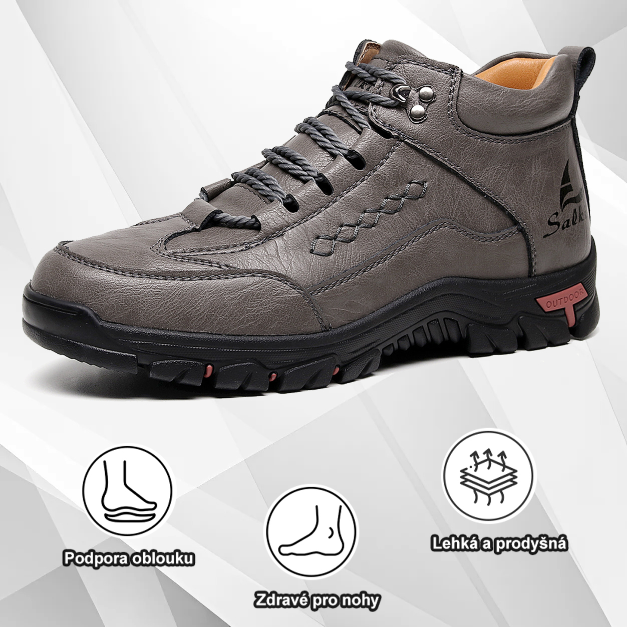 (🔥Dnes sleva 50 % – vezměte si to!) Prémiová stylová ortopedická obuv 👞 – Ergonomický design pro úlevu od bolesti