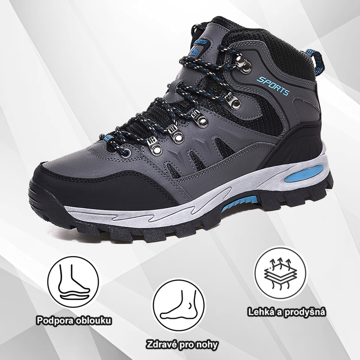 (🔥Dnes sleva 50 % – vezměte si to!) Prémiová stylová ortopedická obuv 👞 – Ergonomický design pro úlevu od bolesti