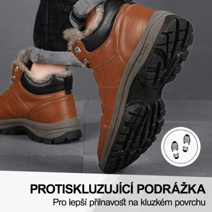 (🔥Dnes sleva 50 % – vezměte si to!) Prémiová stylová ortopedická obuv 👞 – Ergonomický design pro úlevu od bolesti