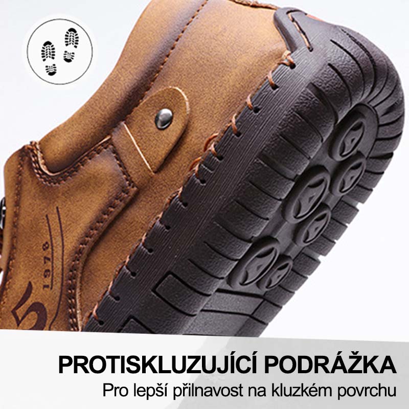 (🔥Dnes sleva 50 % – vezměte si to!) Prémiová stylová ortopedická obuv 👞 – Ergonomický design pro úlevu od bolesti