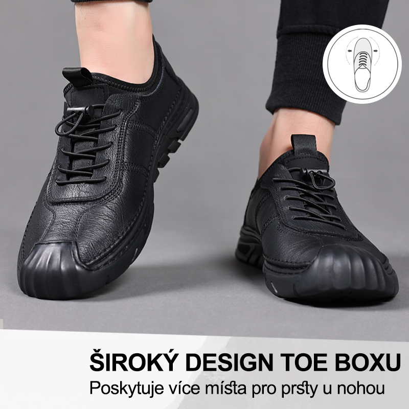 (🔥Dnes sleva 50 % – vezměte si to!) Prémiová stylová ortopedická obuv 👞 – Ergonomický design pro úlevu od bolesti