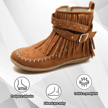 (🔥Dnes sleva 50 % – vezměte si to!) Prémiová stylová ortopedická obuv 👞 – Ergonomický design pro úlevu od bolesti