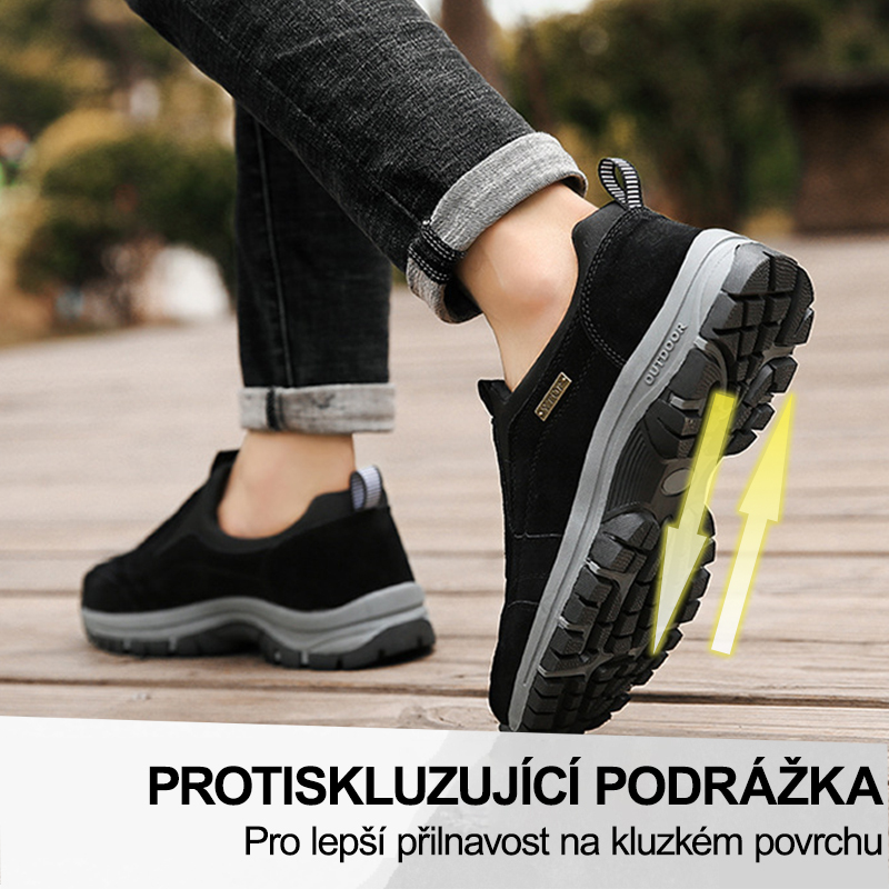 (🔥Dnes sleva 50 % – vezměte si to!) Prémiová stylová ortopedická obuv 👞 – Ergonomický design pro úlevu od bolesti