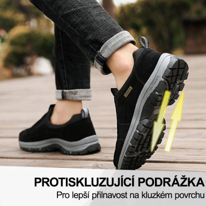 (🔥Dnes sleva 50 % – vezměte si to!) Prémiová stylová ortopedická obuv 👞 – Ergonomický design pro úlevu od bolesti