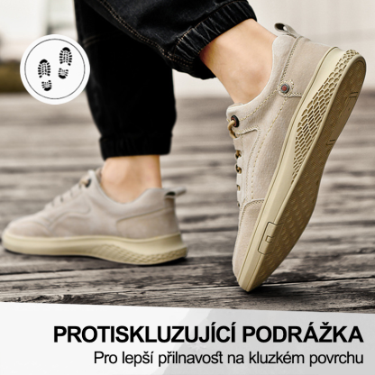 (🔥Dnes sleva 50 % – vezměte si to!) Prémiová stylová ortopedická obuv 👞 – Ergonomický design pro úlevu od bolesti