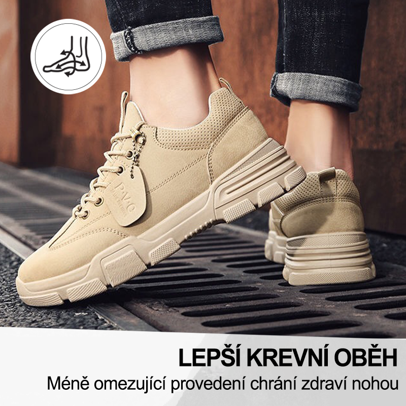 捷克(🔥Dnes sleva 50 % – vezměte si to!) Prémiová stylová ortopedická obuv 👞 – Ergonomický design pro úlevu od bolesti