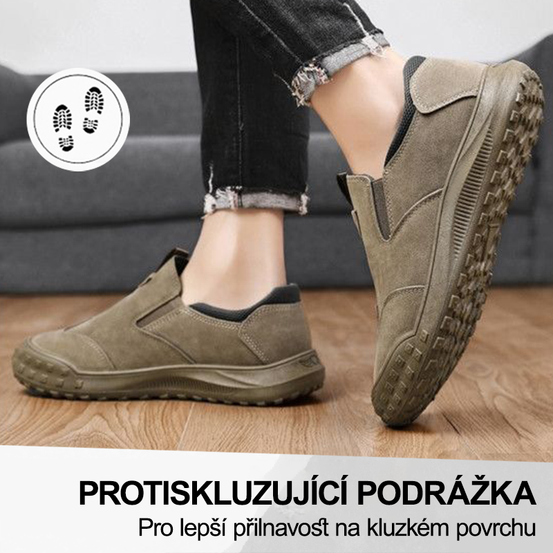(🔥Dnes sleva 50 % – vezměte si to!) Prémiová stylová ortopedická obuv 👞 – Ergonomický design pro úlevu od bolesti