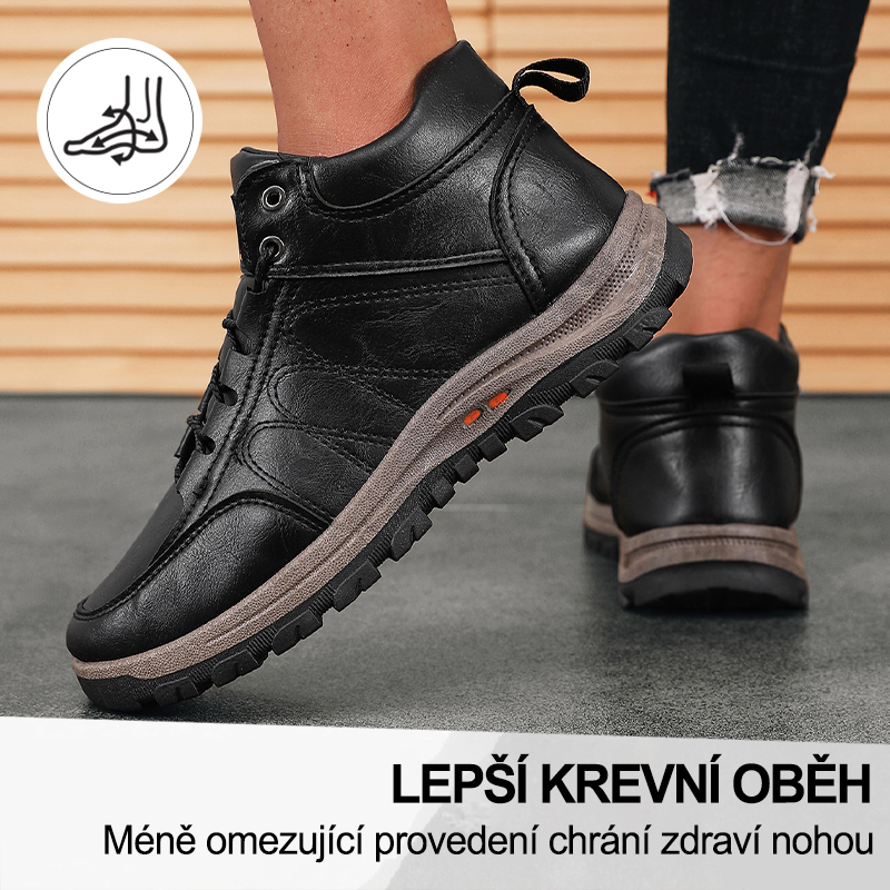 (🔥Dnes sleva 50 % – vezměte si to!) Prémiová stylová ortopedická obuv 👞 – Ergonomický design pro úlevu od bolesti