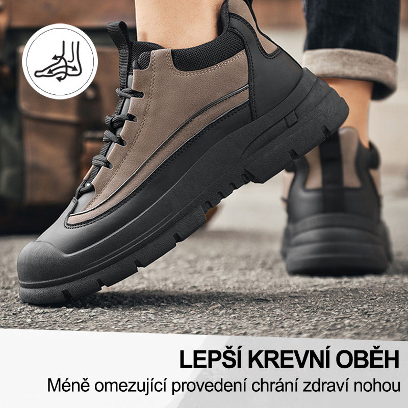 (🔥Dnes sleva 50 % – vezměte si to!) Prémiová stylová ortopedická obuv 👞 – Ergonomický design pro úlevu od bolesti