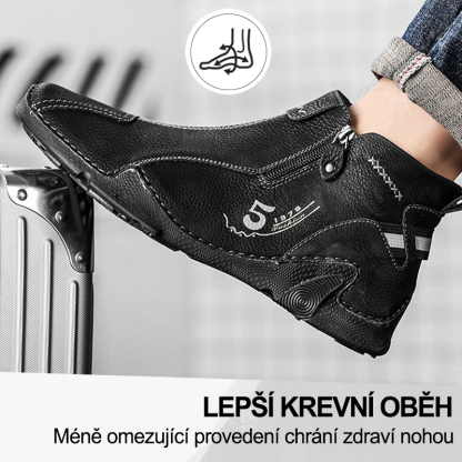 (🔥Dnes sleva 50 % – vezměte si to!) Prémiová stylová ortopedická obuv 👞 – Ergonomický design pro úlevu od bolesti