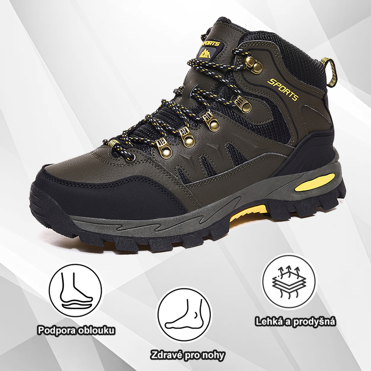 (🔥Dnes sleva 50 % – vezměte si to!) Prémiová stylová ortopedická obuv 👞 – Ergonomický design pro úlevu od bolesti