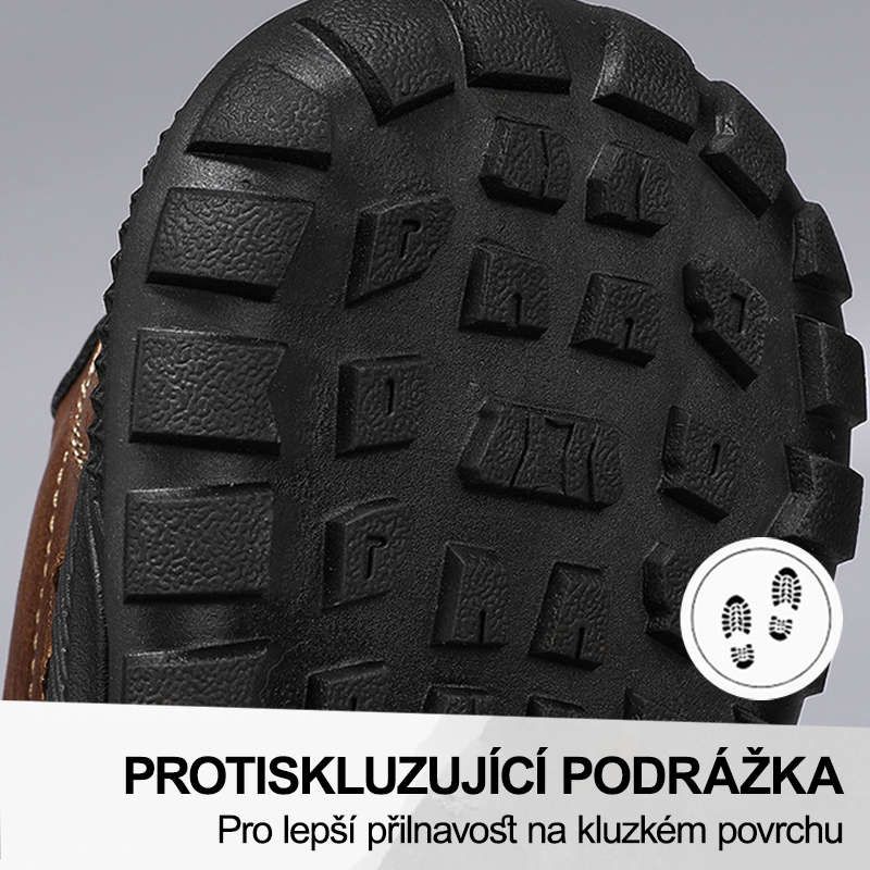 (🔥Dnes sleva 50 % – vezměte si to!) Prémiová stylová ortopedická obuv 👞 – Ergonomický design pro úlevu od bolesti