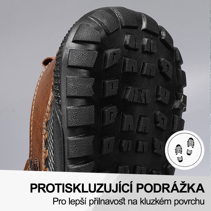 (🔥Dnes sleva 50 % – vezměte si to!) Prémiová stylová ortopedická obuv 👞 – Ergonomický design pro úlevu od bolesti