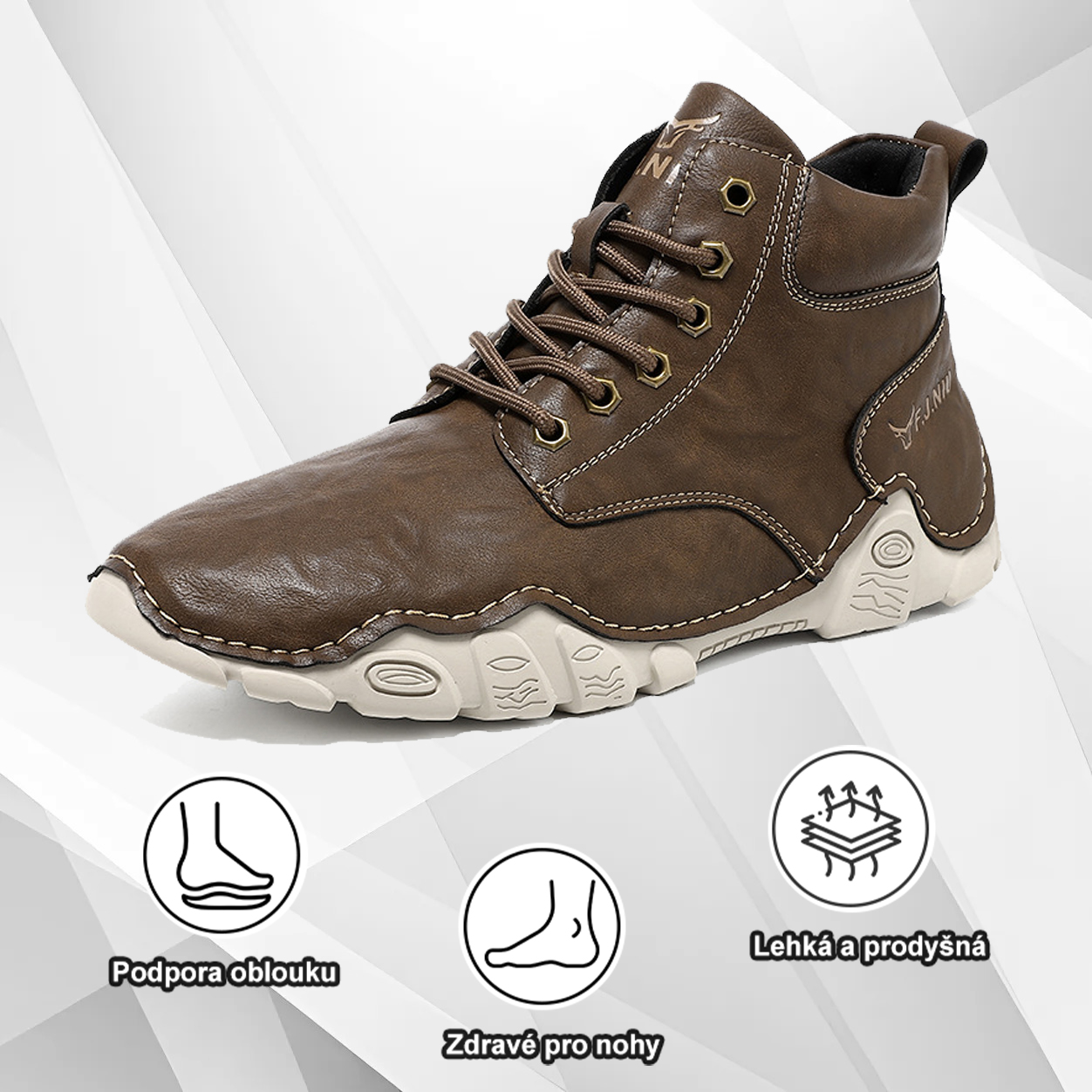 (🔥Dnes sleva 50 % – vezměte si to!) Prémiová stylová ortopedická obuv 👞 – Ergonomický design pro úlevu od bolesti